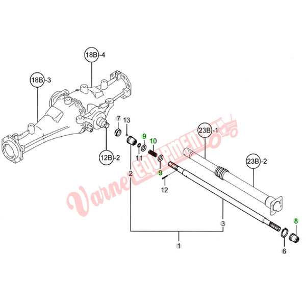 S015 PROPELLER SHAFT for Branson 3510 (AC37110) VER 1 – Varner Parts